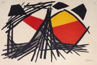 Alexander Calder LES BOUCLIERS Lithograph - Sold for $2,048 on 10-10-2026 (Lot 156).jpg